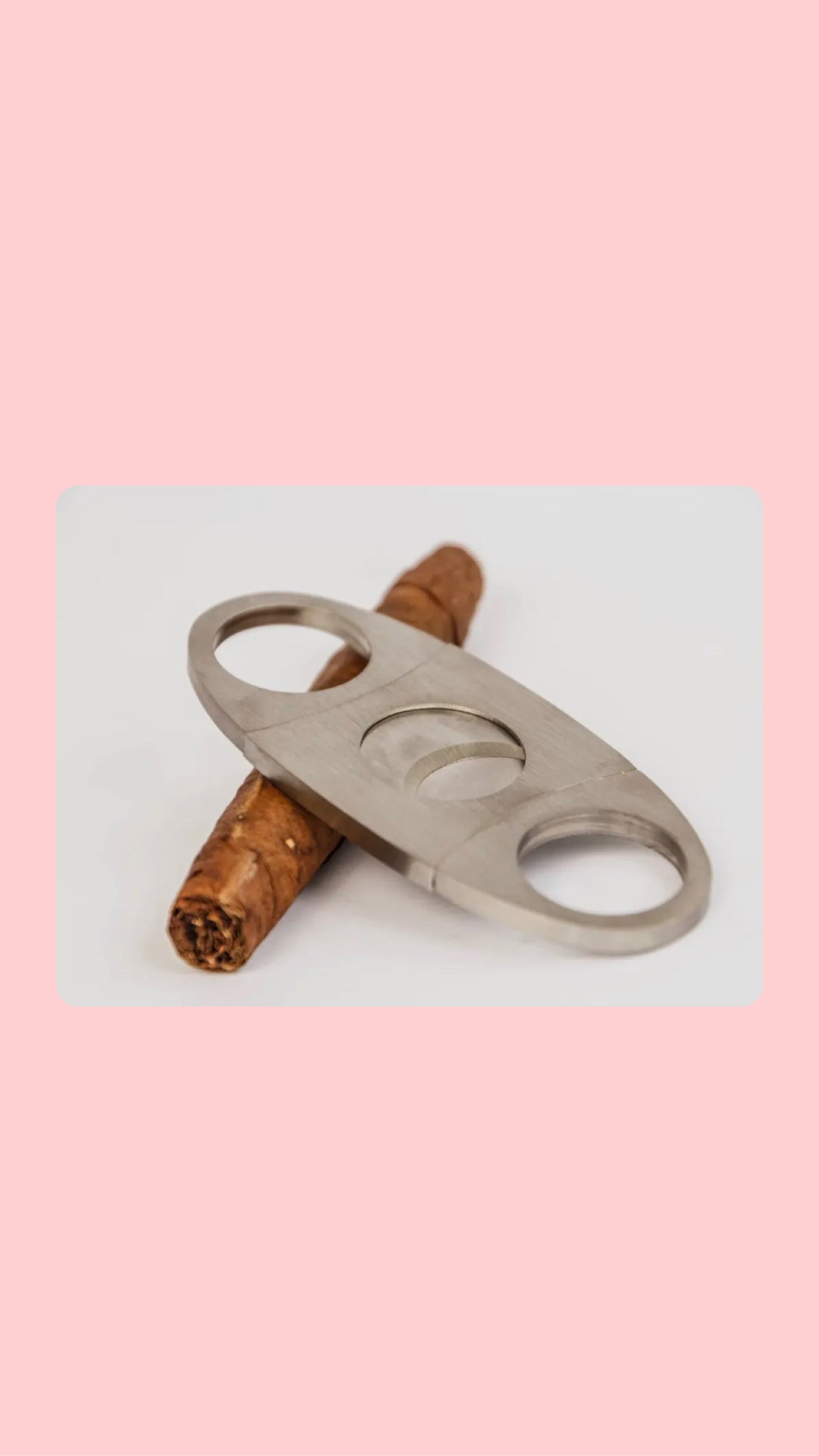 The Stainless Steel Cigar Cutter Slicer