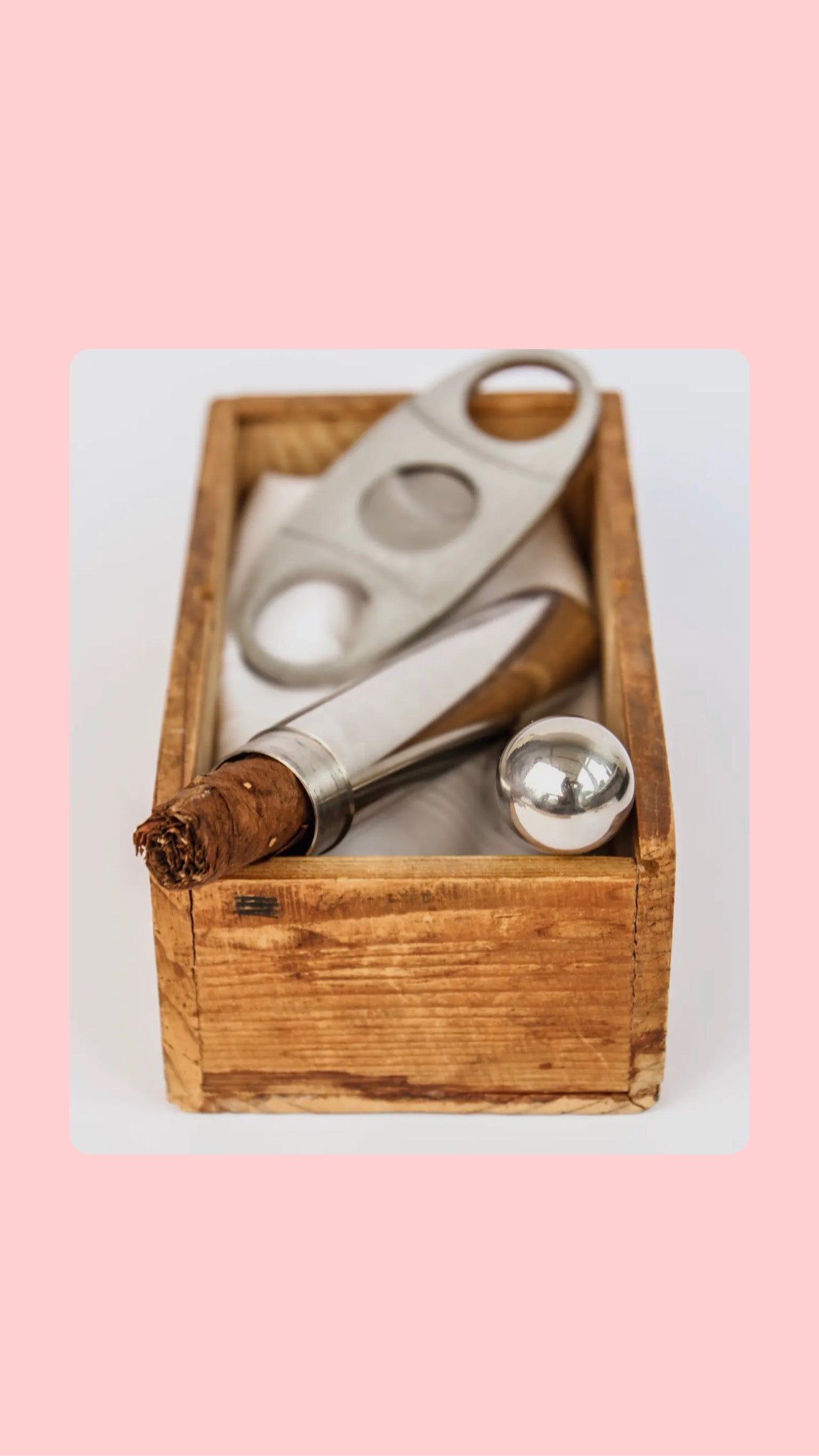 The Stainless Steel Cigar Cutter Slicer