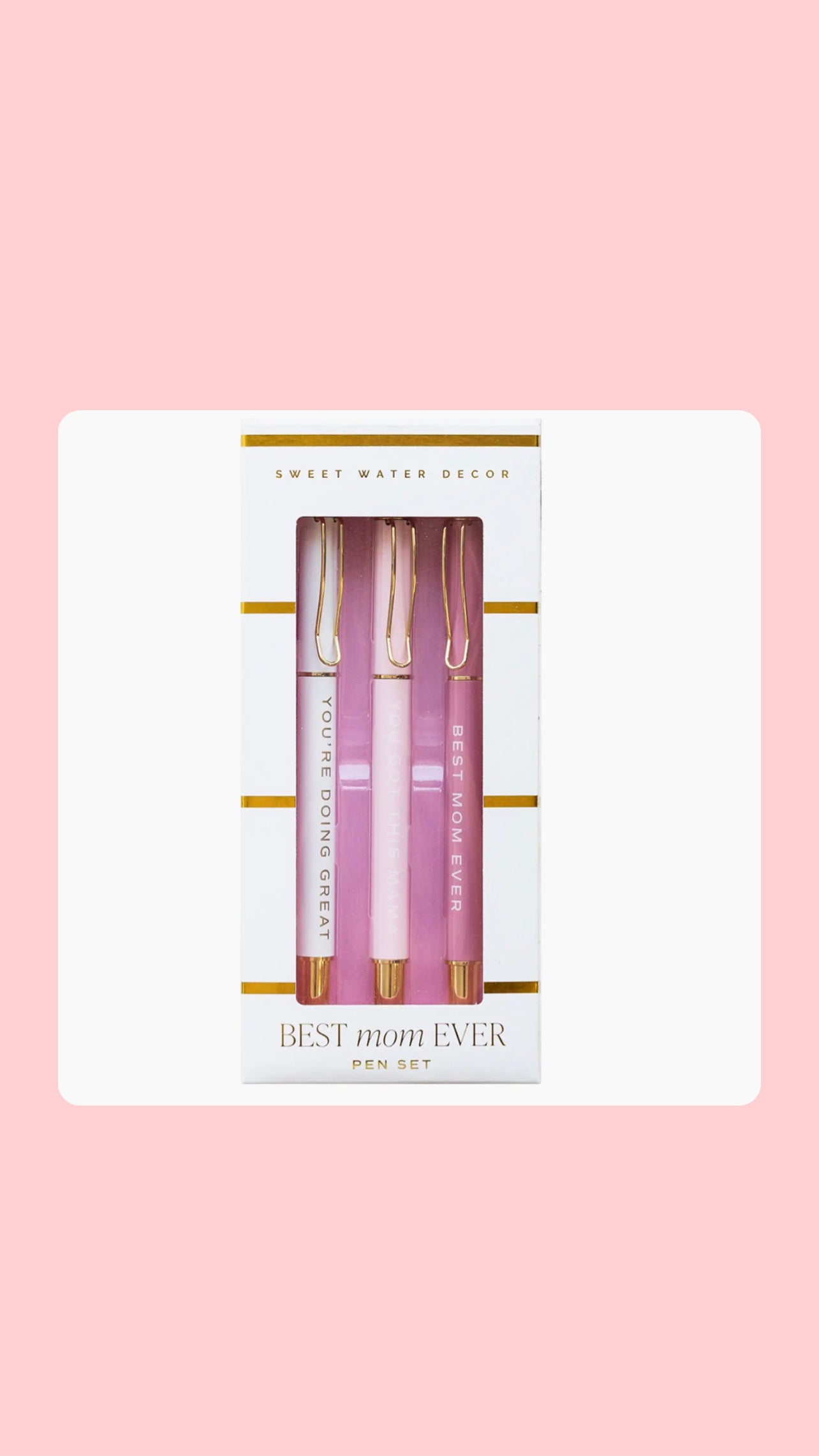 Best Mom Ever Metal Pen Set